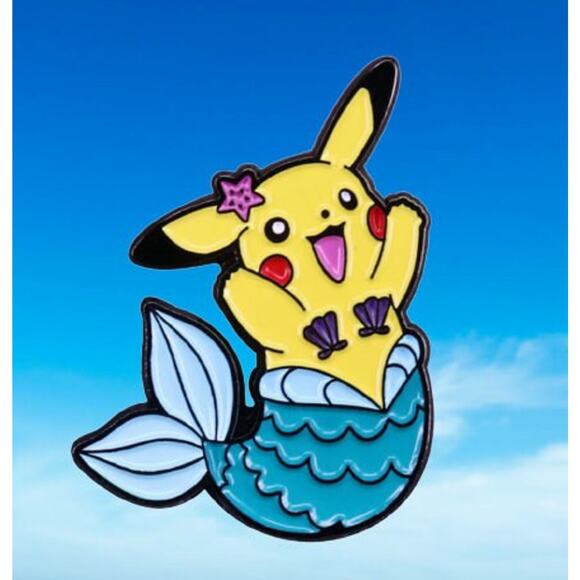 Pokemon Pikachu Mermaid Starbucks Mermaid Enamel Pins 370 - Picture 4 of 4